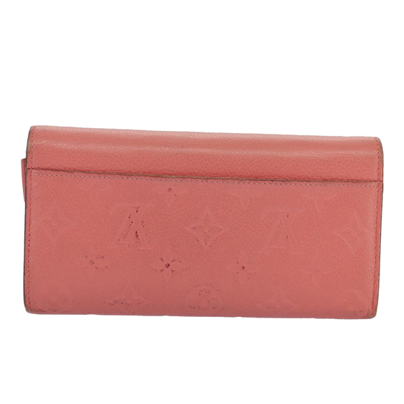 LOUIS VUITTON Empreinte Portefeiulle Sarah Long Wallet Pink M61801 Auth am7135 - Picture 2 of 16